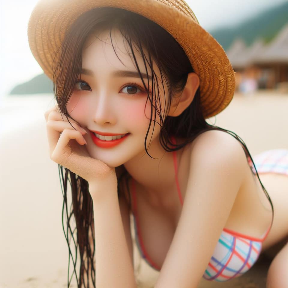 去沙灘玩水真係好開心