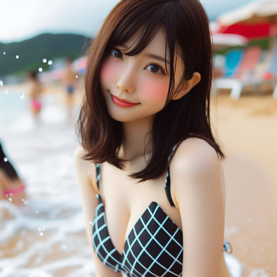 去沙灘玩水真係好開心
