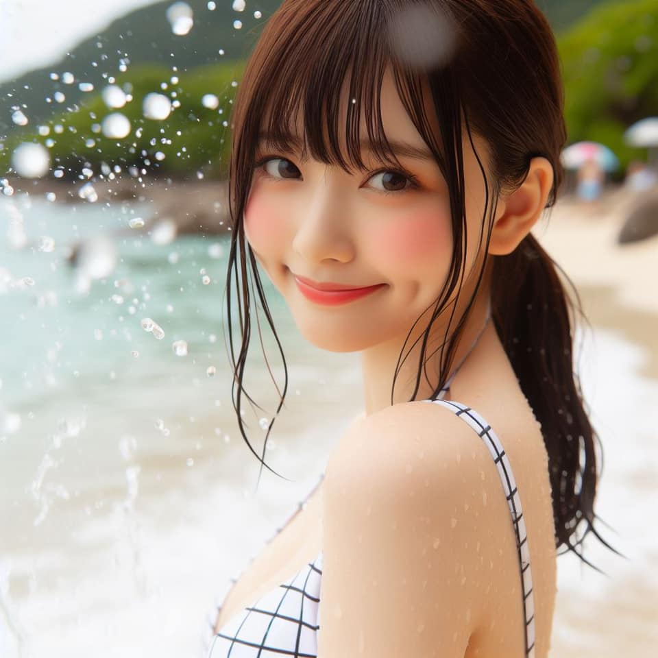 去沙灘玩水真係好開心