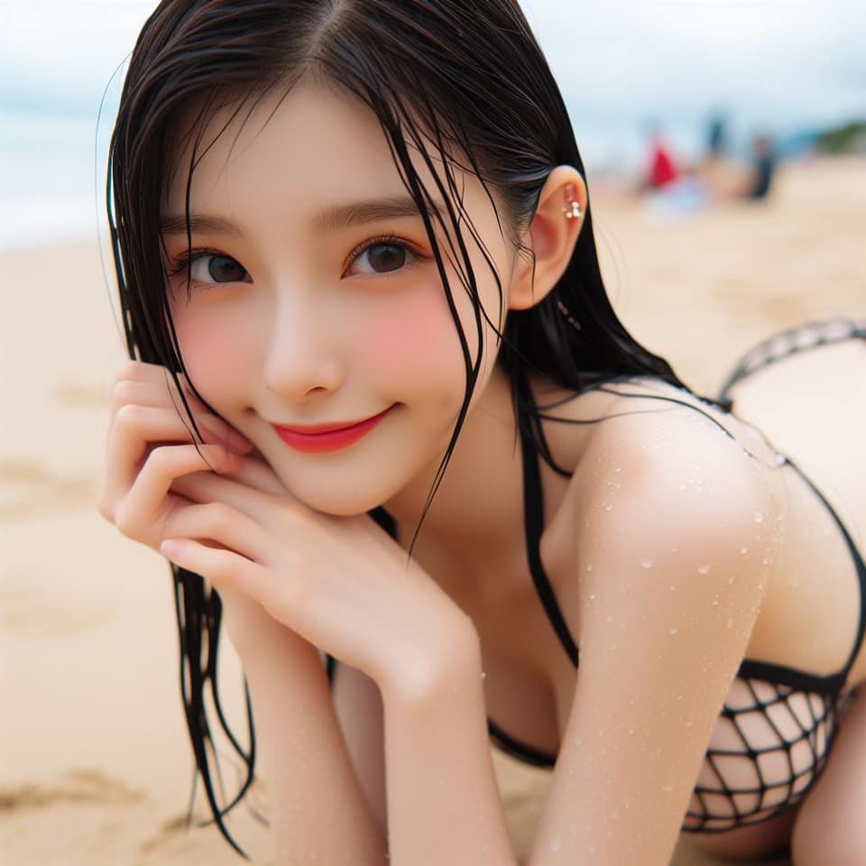 去沙灘玩水真係好開心