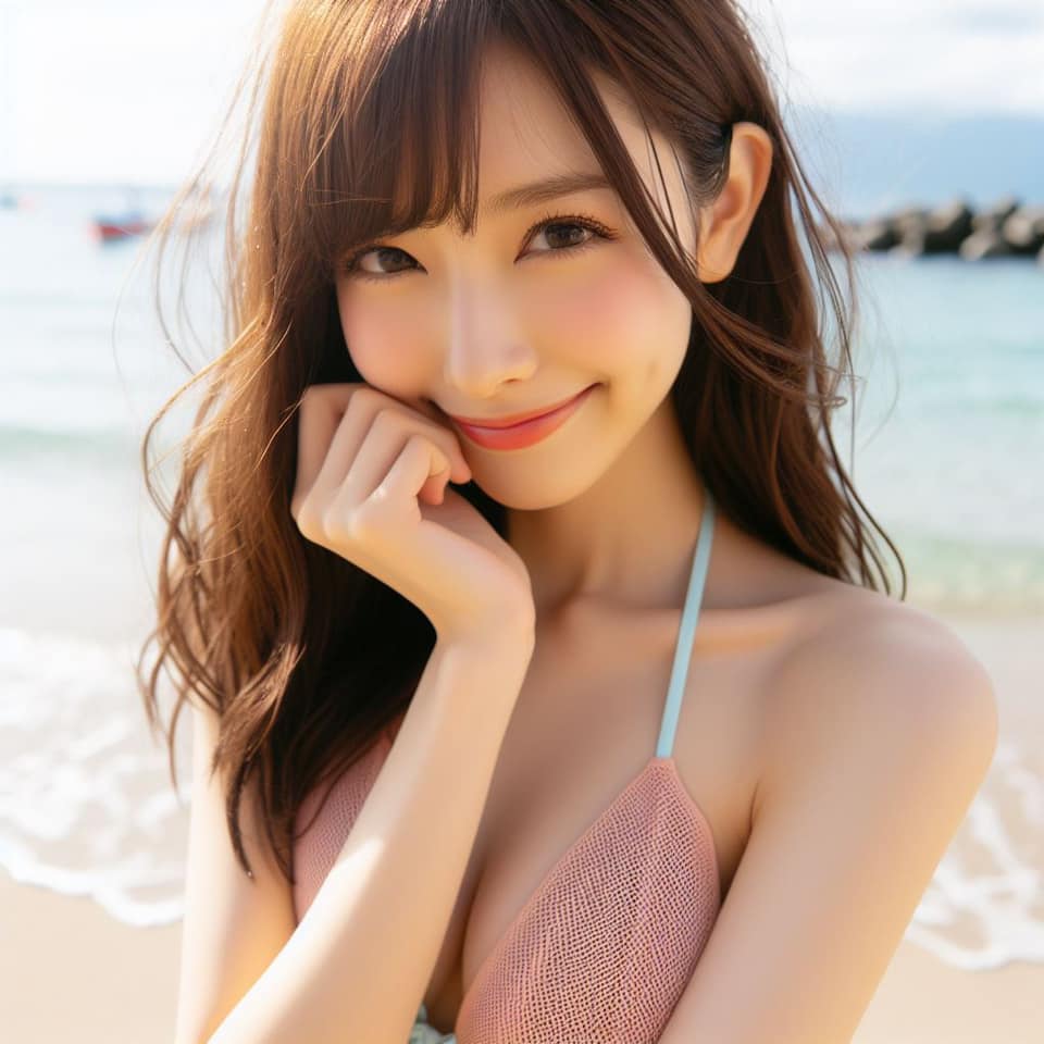 去沙灘玩水真係好開心