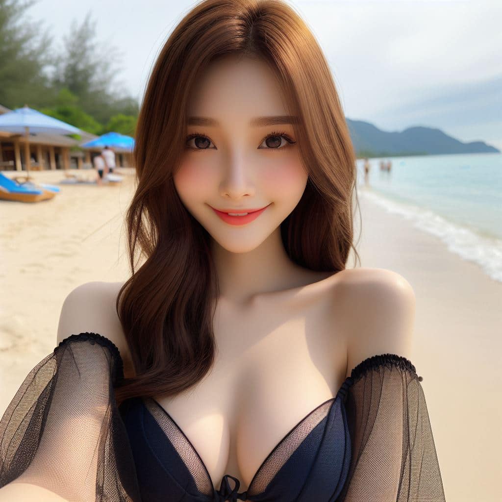 去沙灘玩水真係好開心