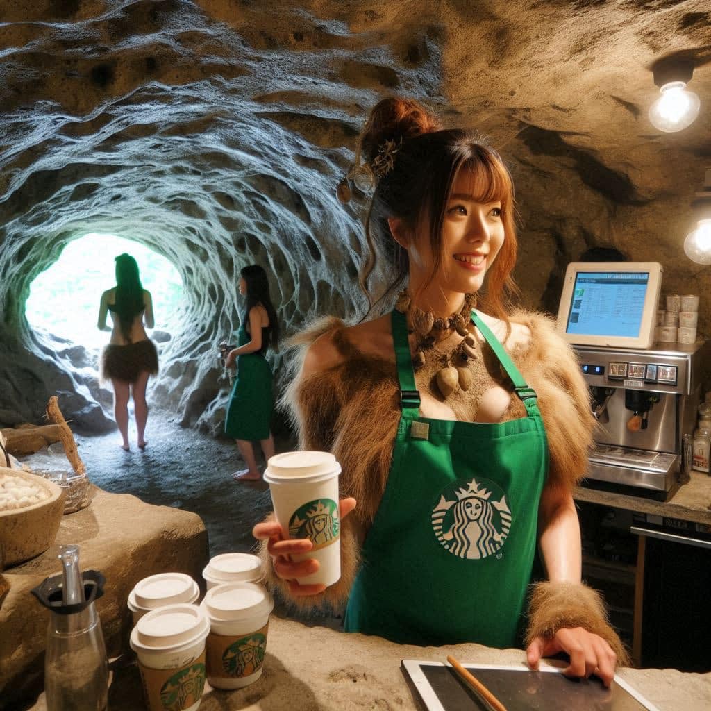 石器時代Starbucks員工