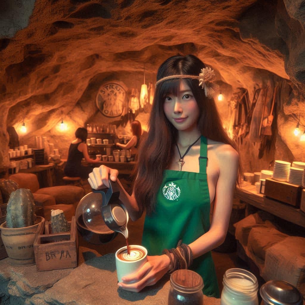 石器時代Starbucks員工
