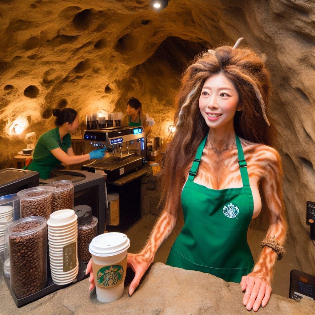 石器時代Starbucks員工