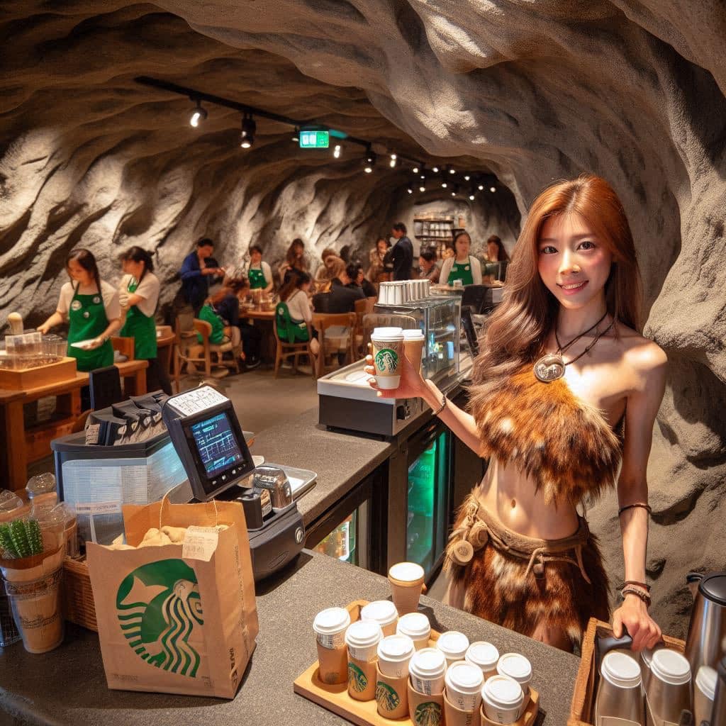 石器時代Starbucks員工