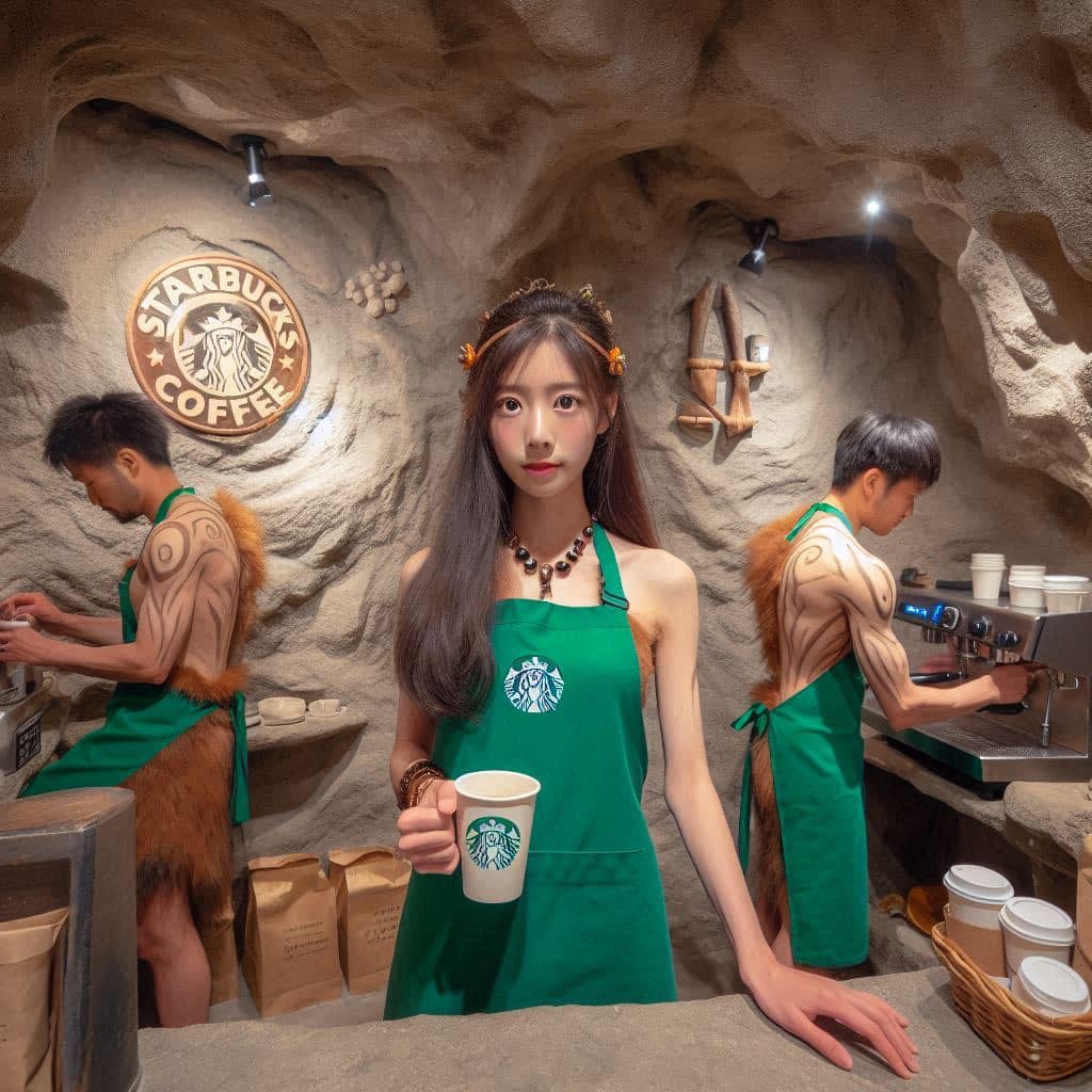 石器時代Starbucks員工