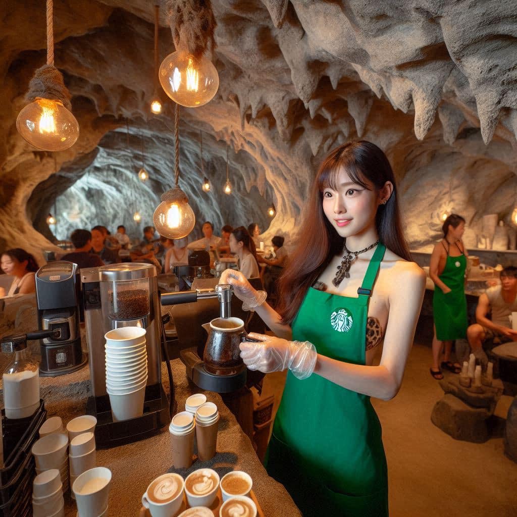 石器時代Starbucks員工