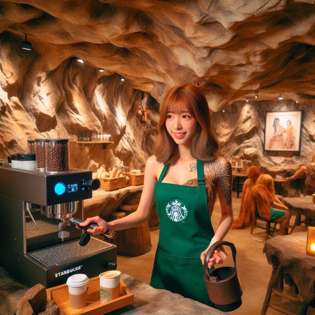石器時代Starbucks員工