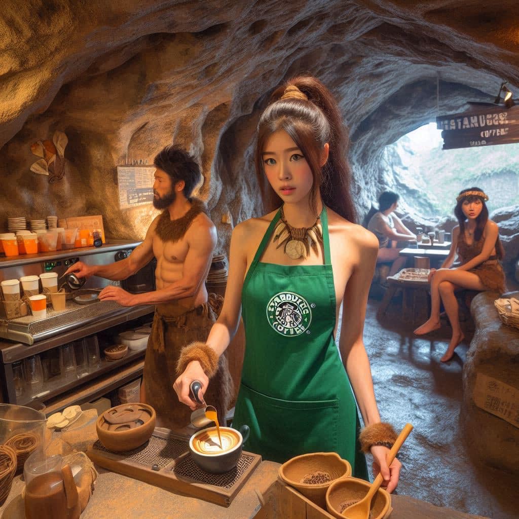 石器時代Starbucks員工
