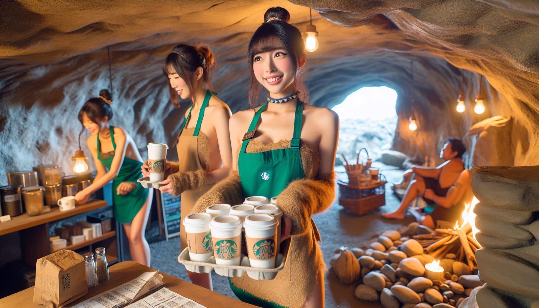 石器時代Starbucks員工