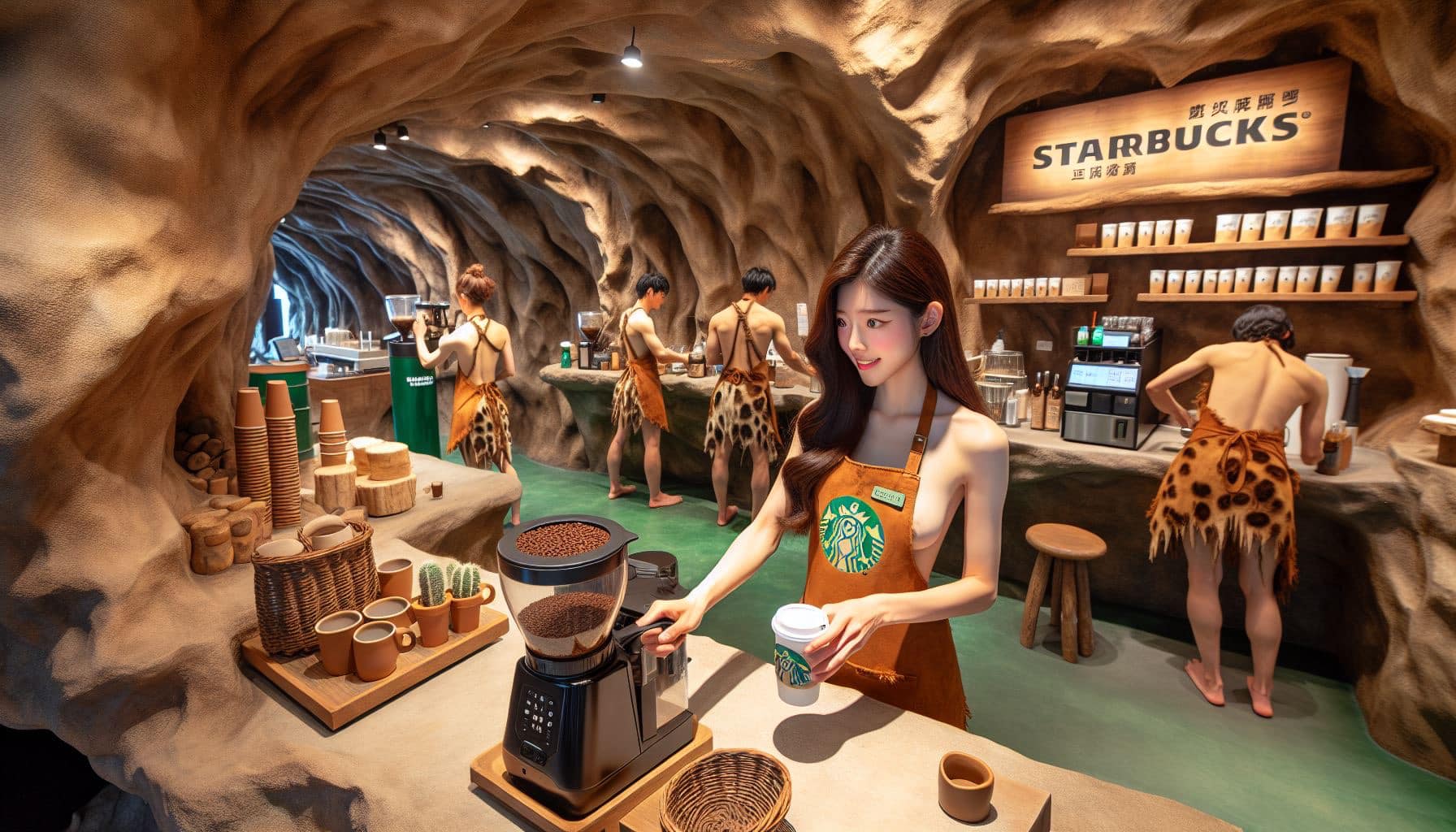 石器時代Starbucks員工