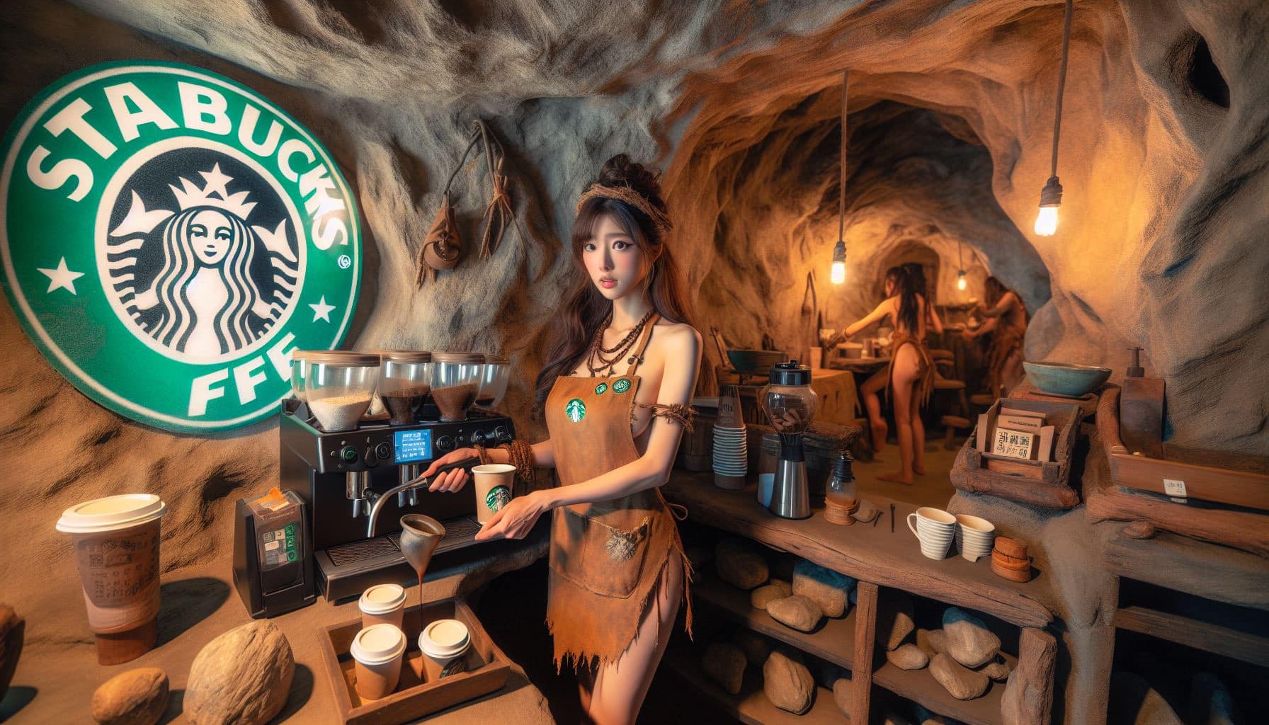 石器時代Starbucks員工