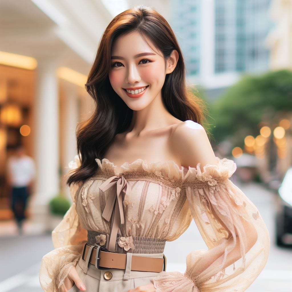 多彩多姿的露肩