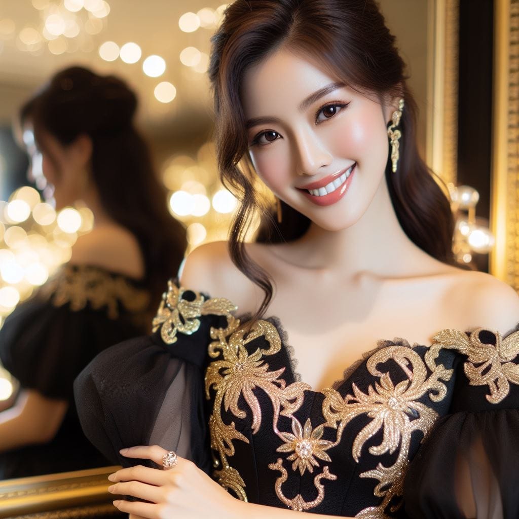多彩多姿的露肩