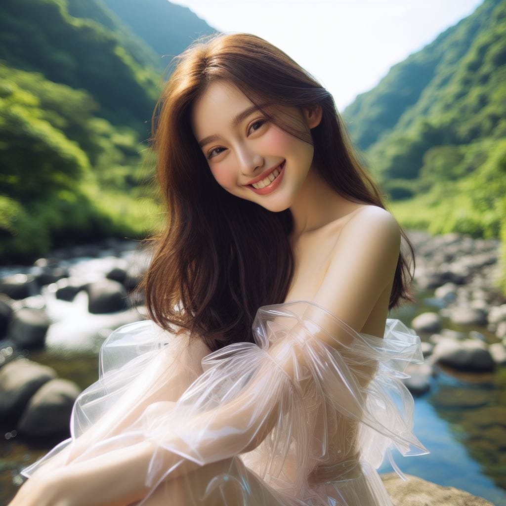 妹子去森林拍寫真