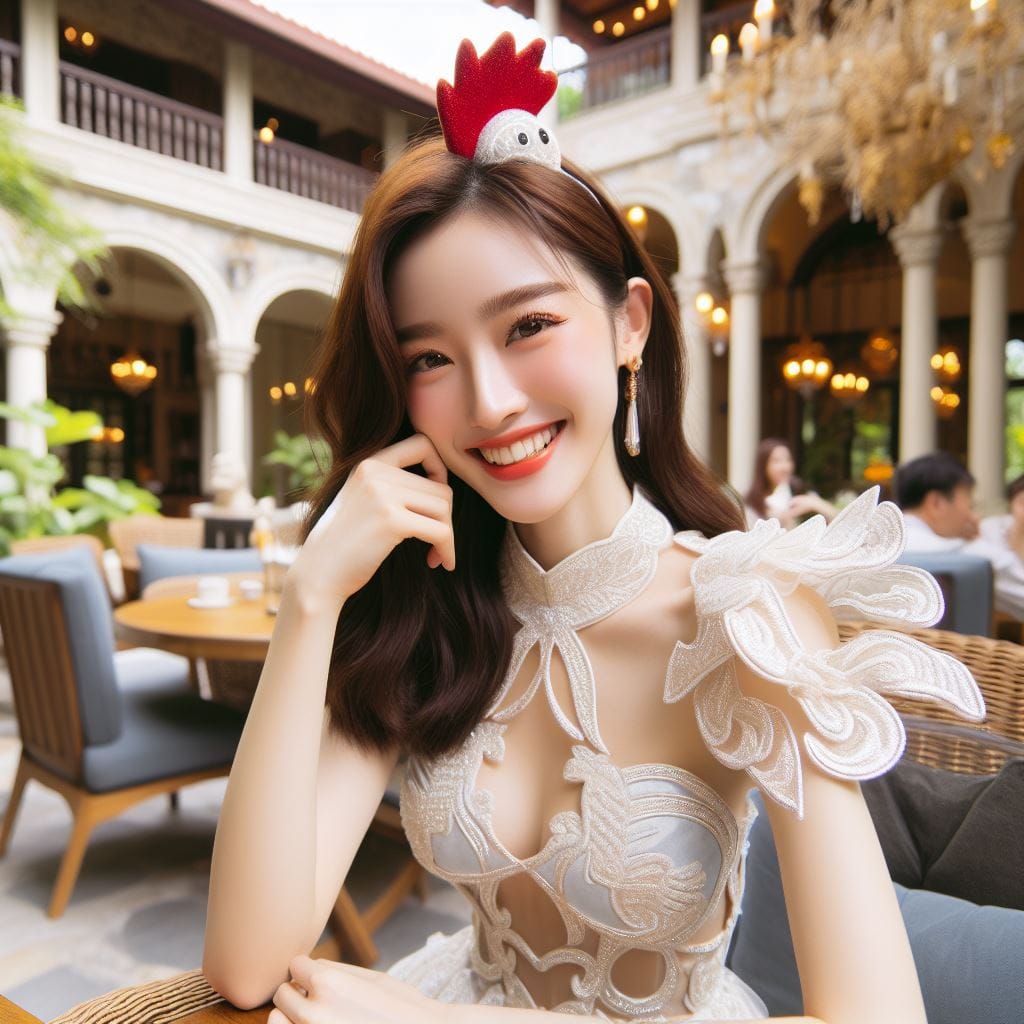 妹子到處拍照