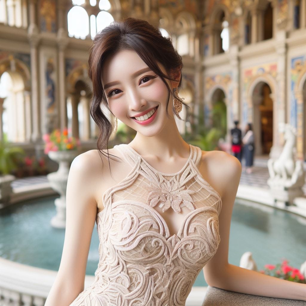 妹子到處拍照