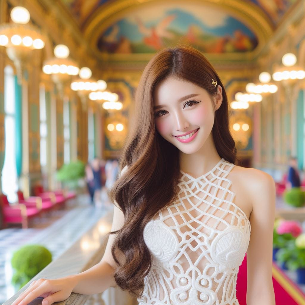 妹子到處拍照