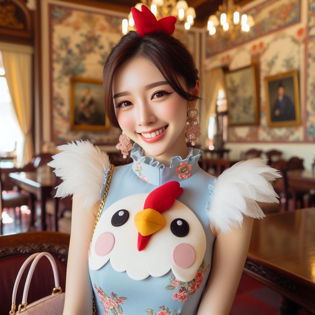 妹子到處拍照