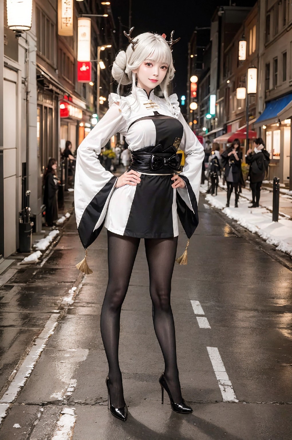 Blanc White Rabbit Outfit