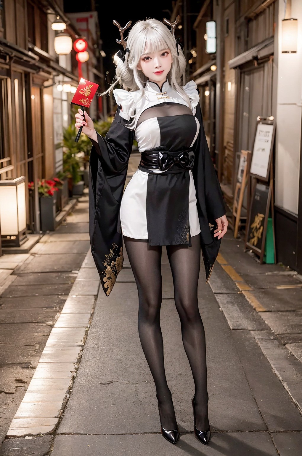 Blanc White Rabbit Outfit