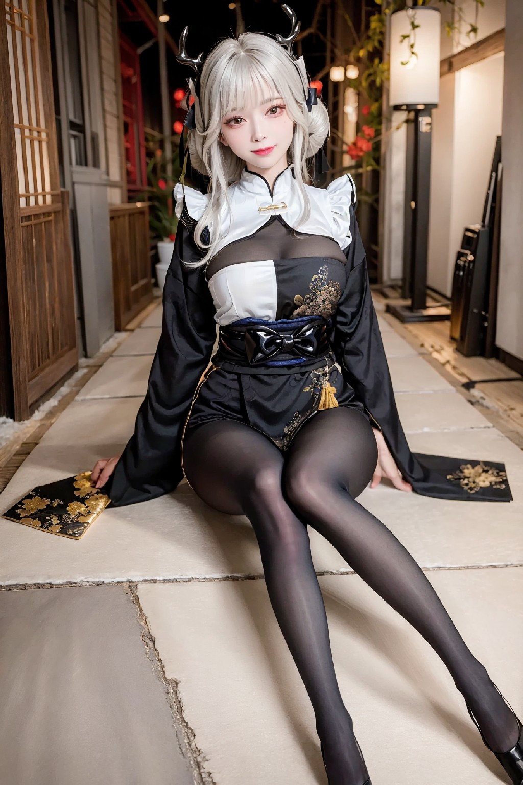 Blanc White Rabbit Outfit