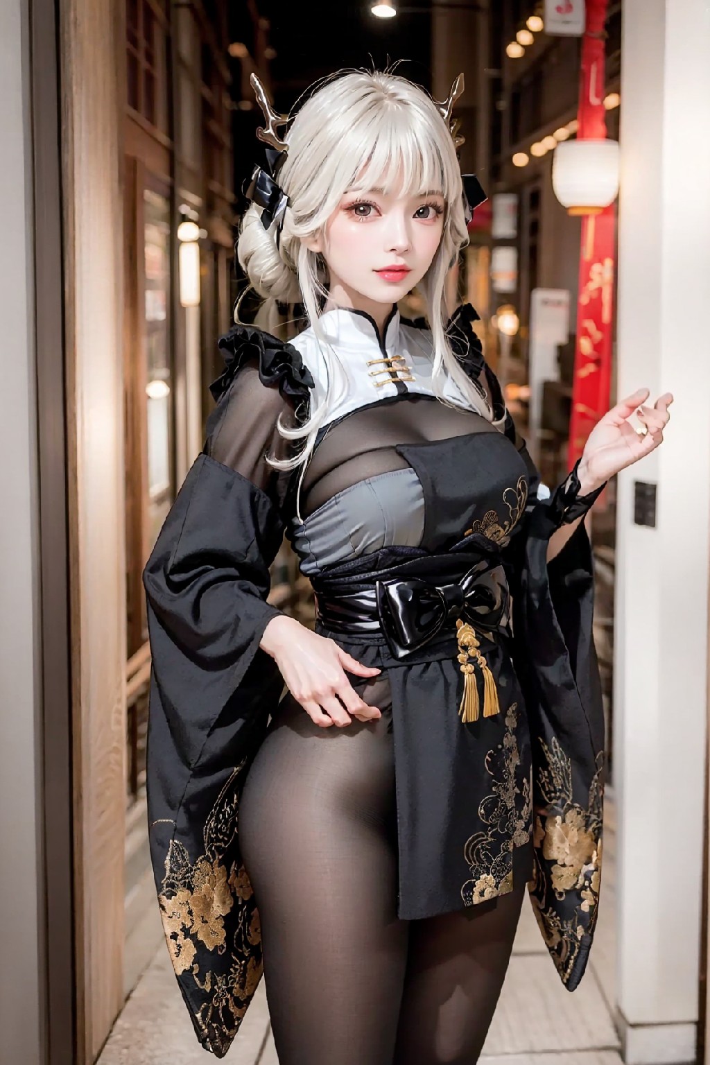 Blanc White Rabbit Outfit