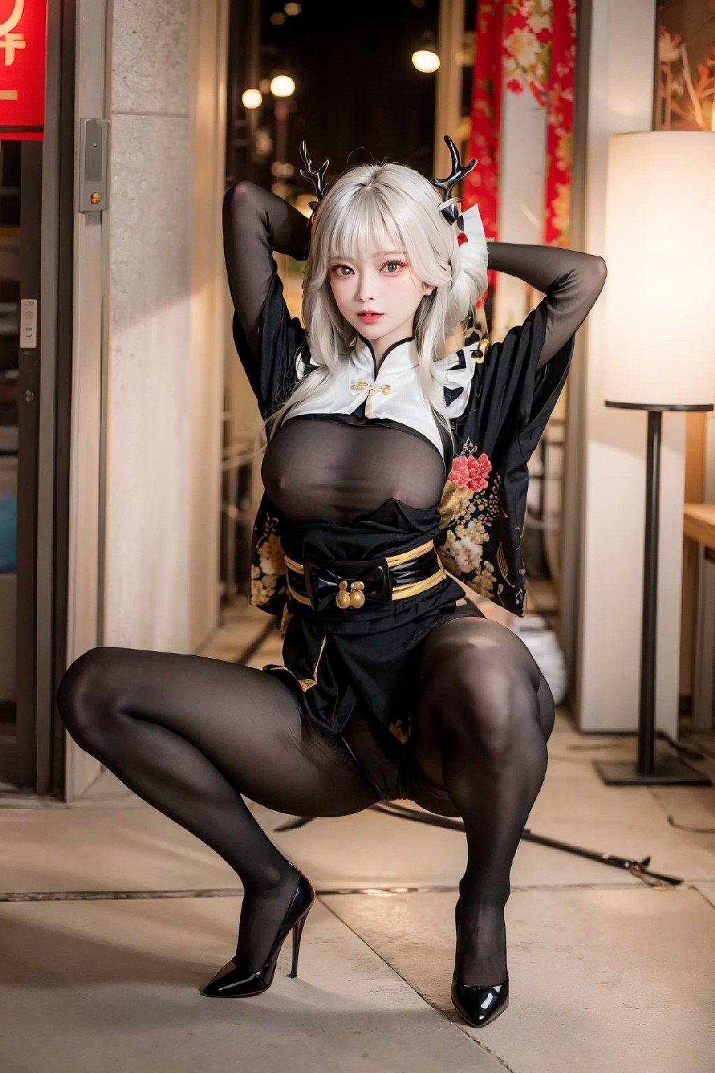 Blanc White Rabbit Outfit