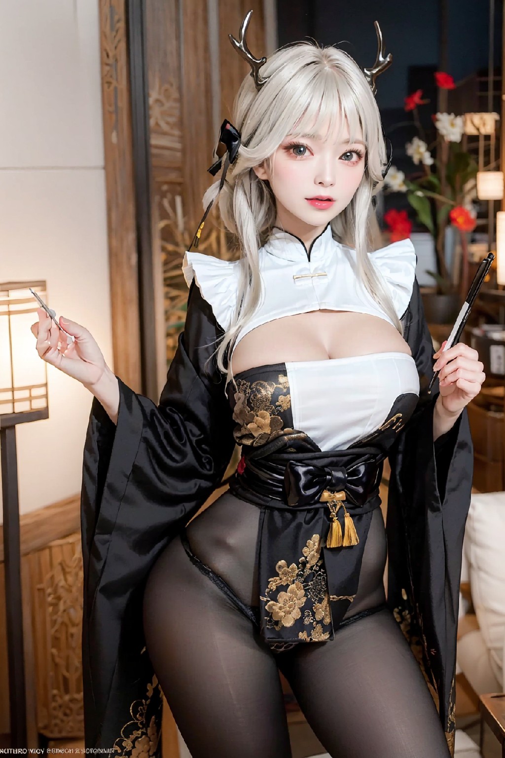 Blanc White Rabbit Outfit