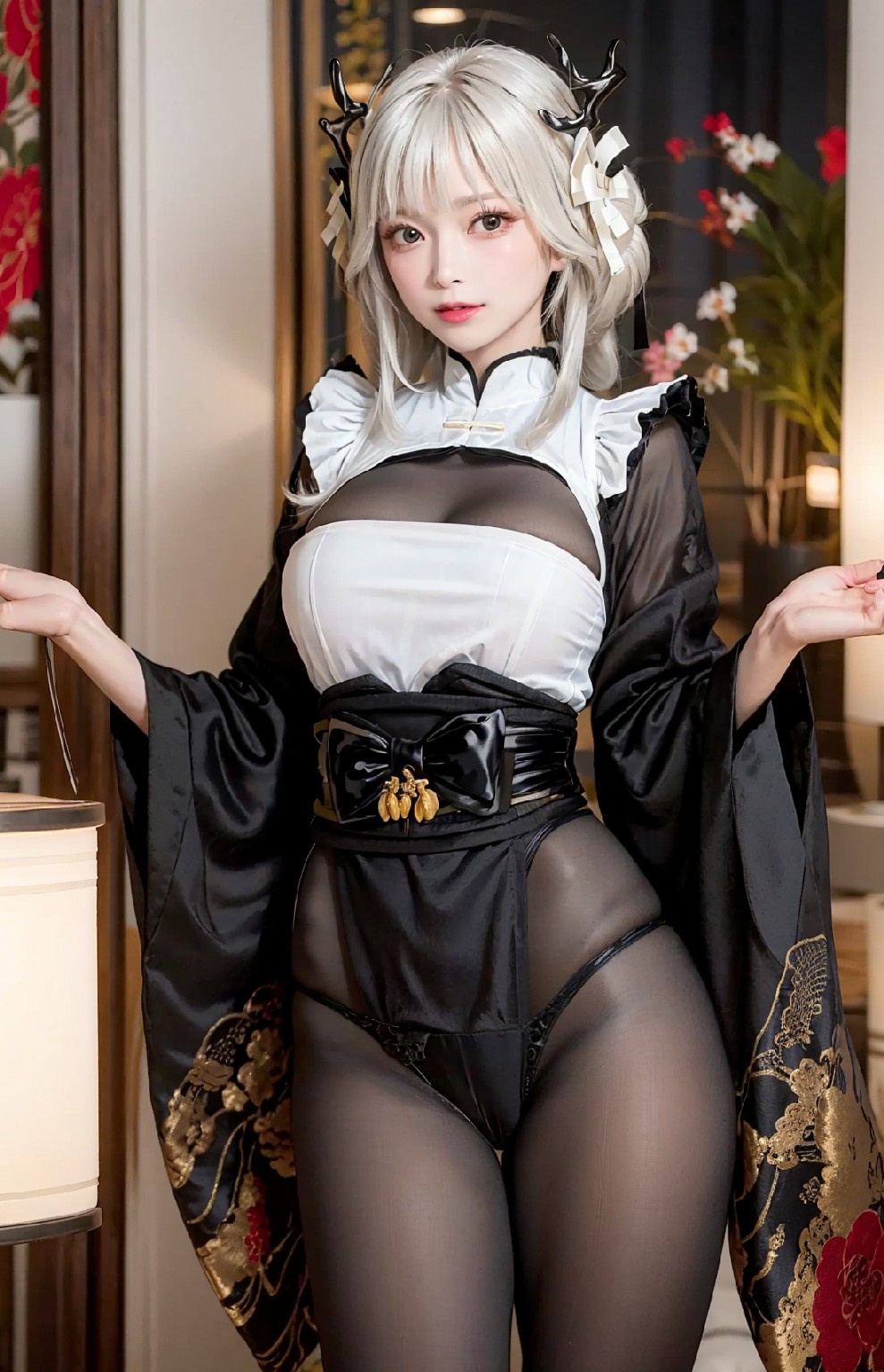Blanc White Rabbit Outfit