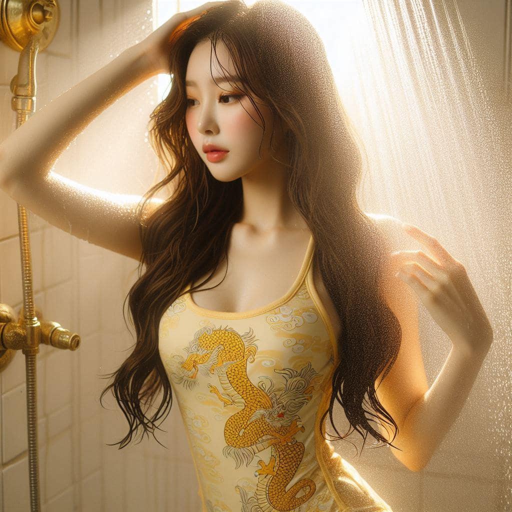 妹子洗澡