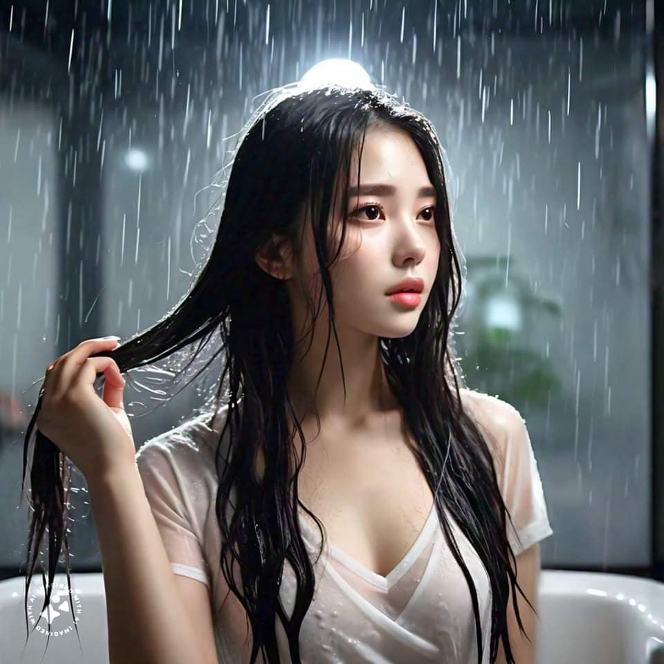 妹子洗澡
