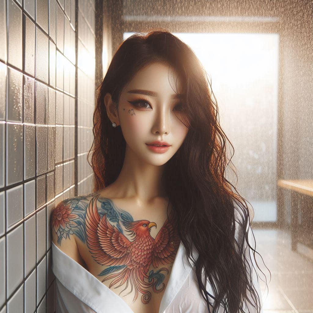 妹子洗澡
