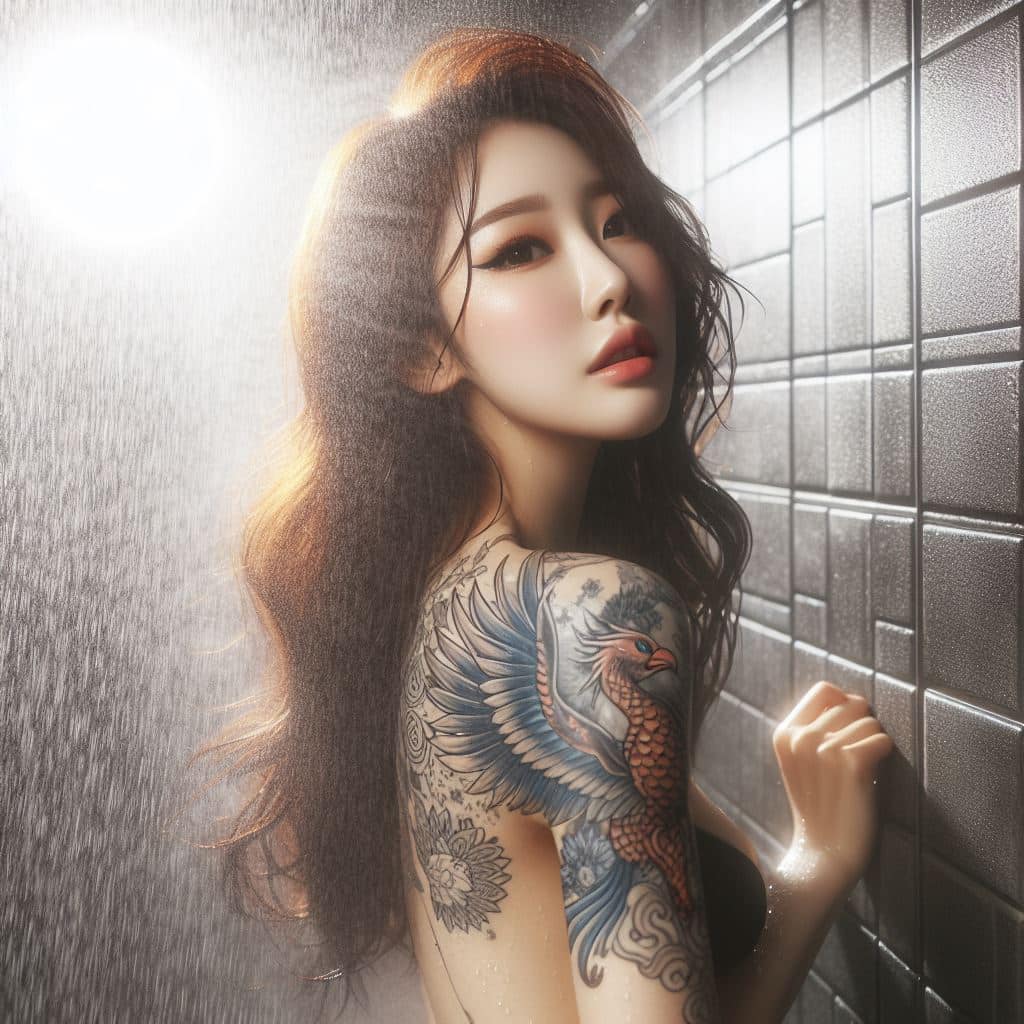 妹子洗澡