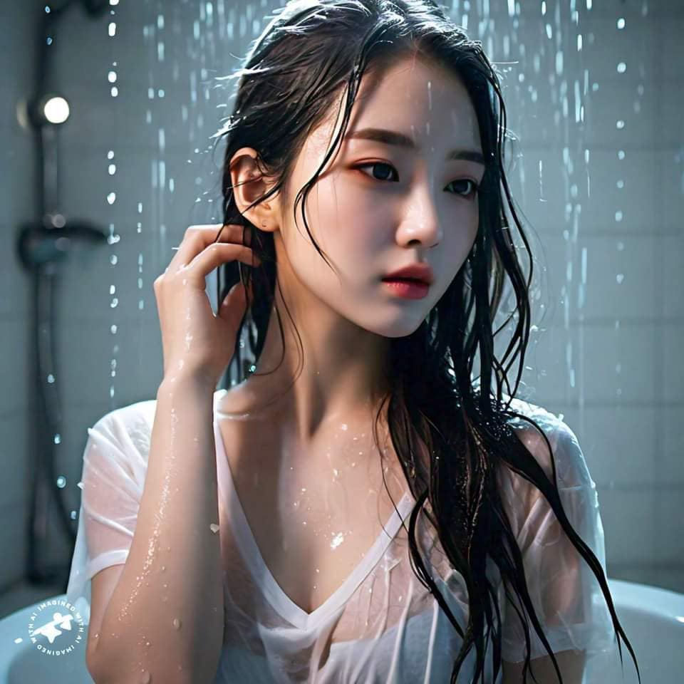 妹子洗澡
