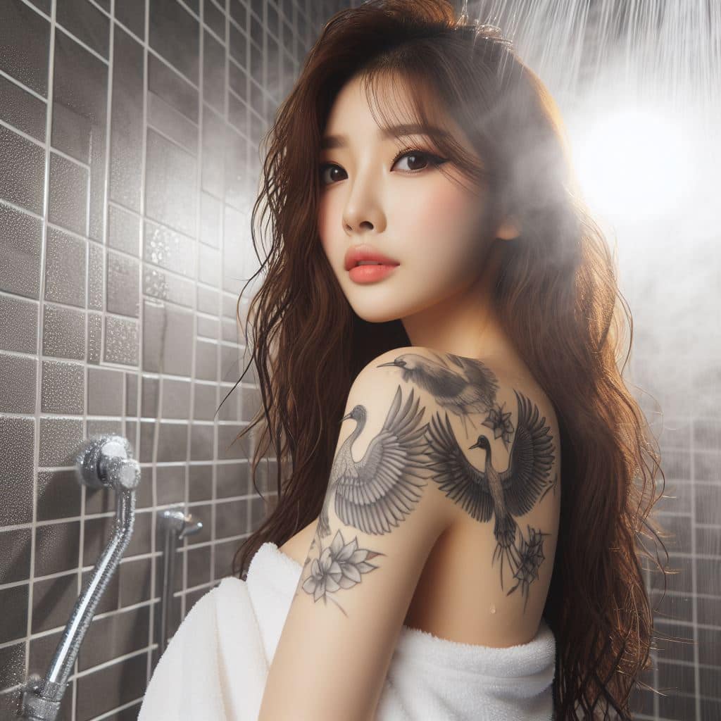 妹子洗澡