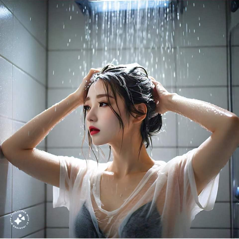 妹子洗澡