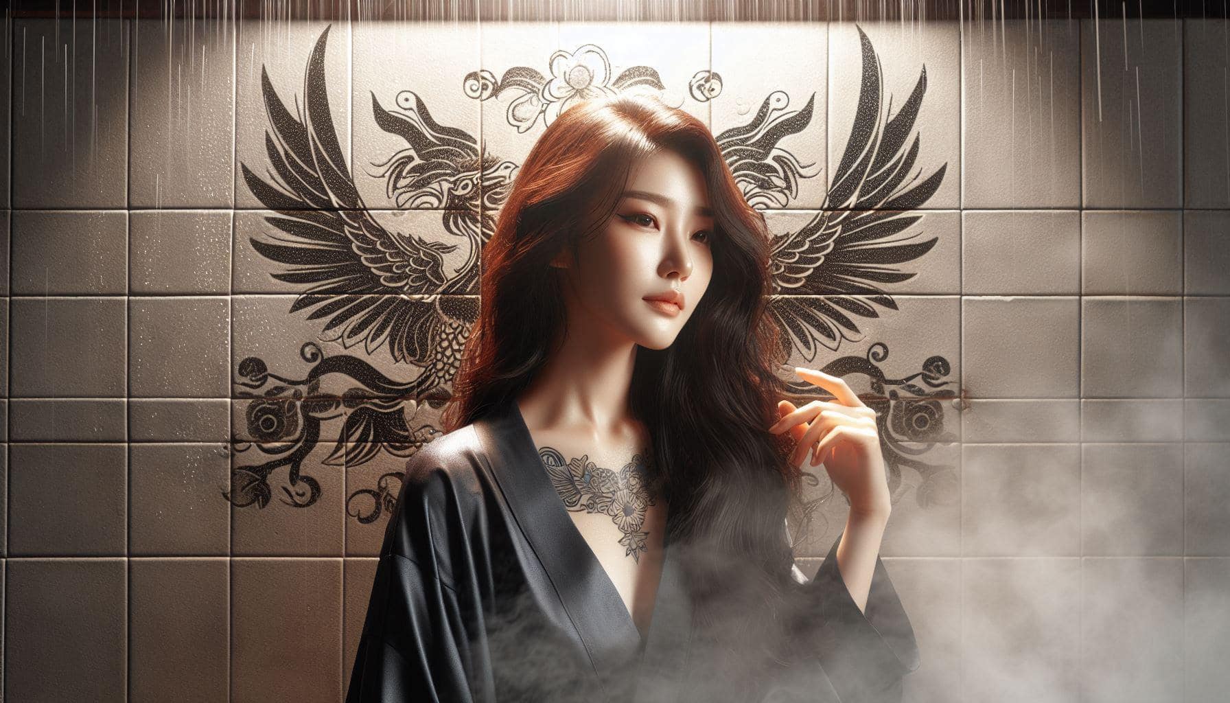 妹子洗澡