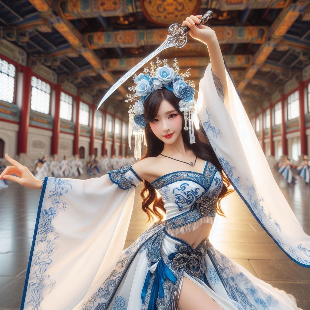 妹子舞刀弄劍