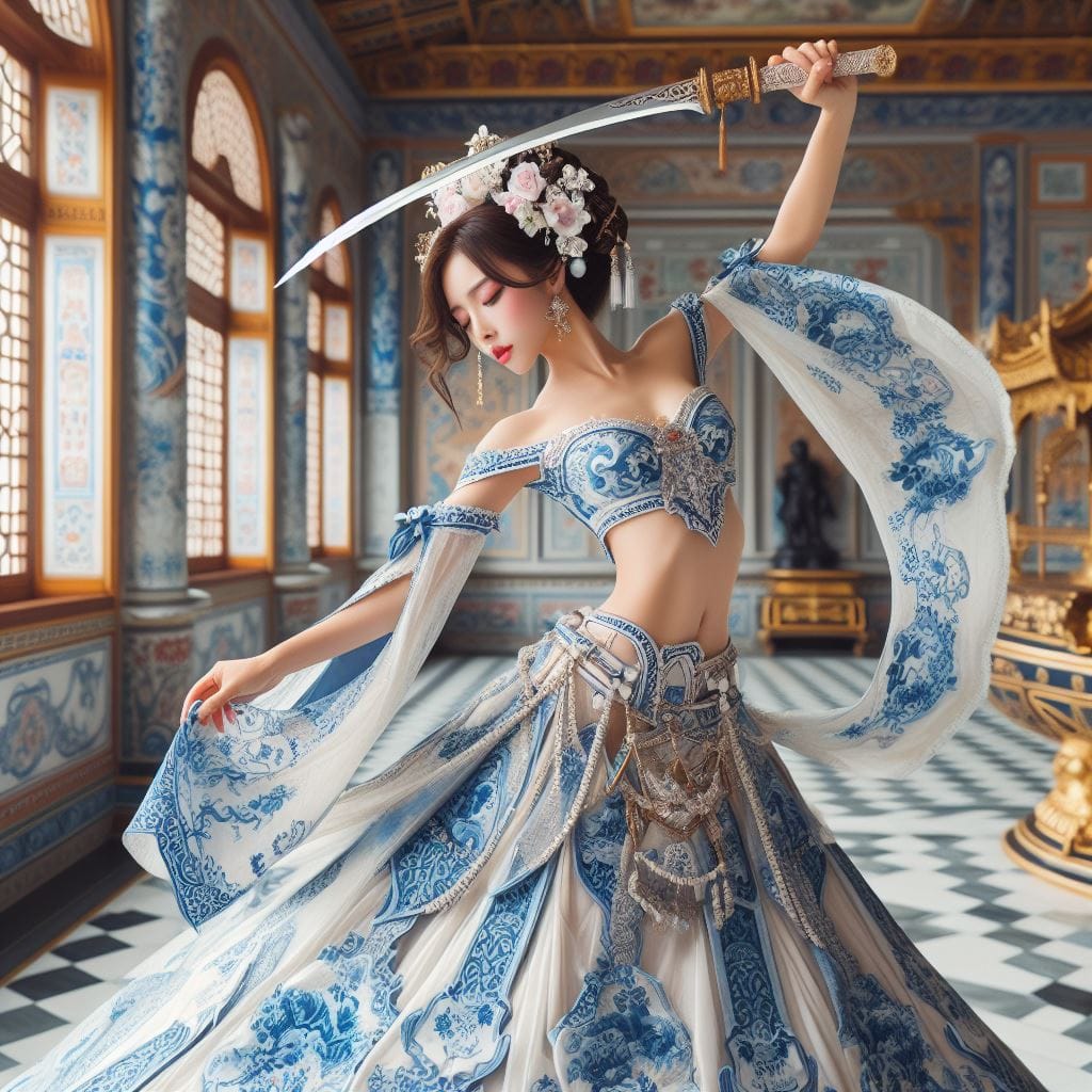 妹子舞刀弄劍