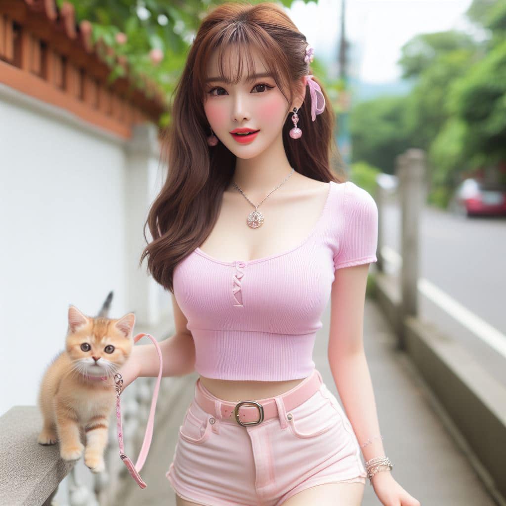 青春的妹子果然好（貓咪風格）