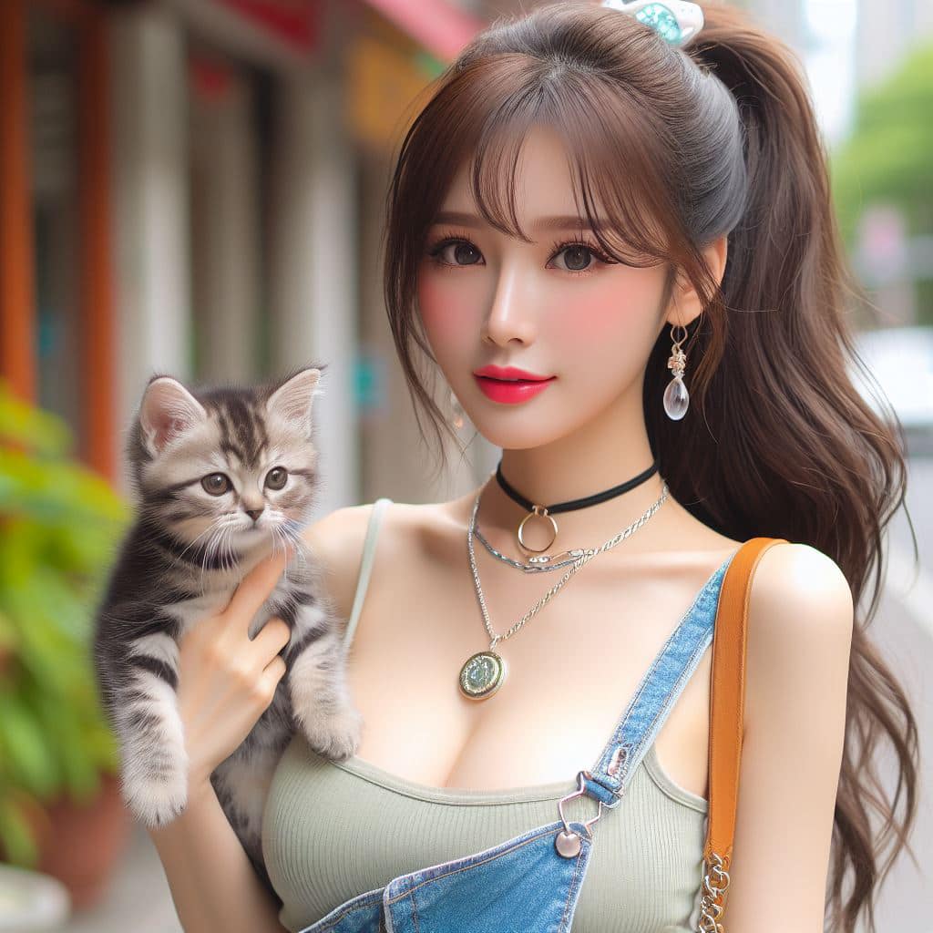 青春的妹子果然好（貓咪風格）