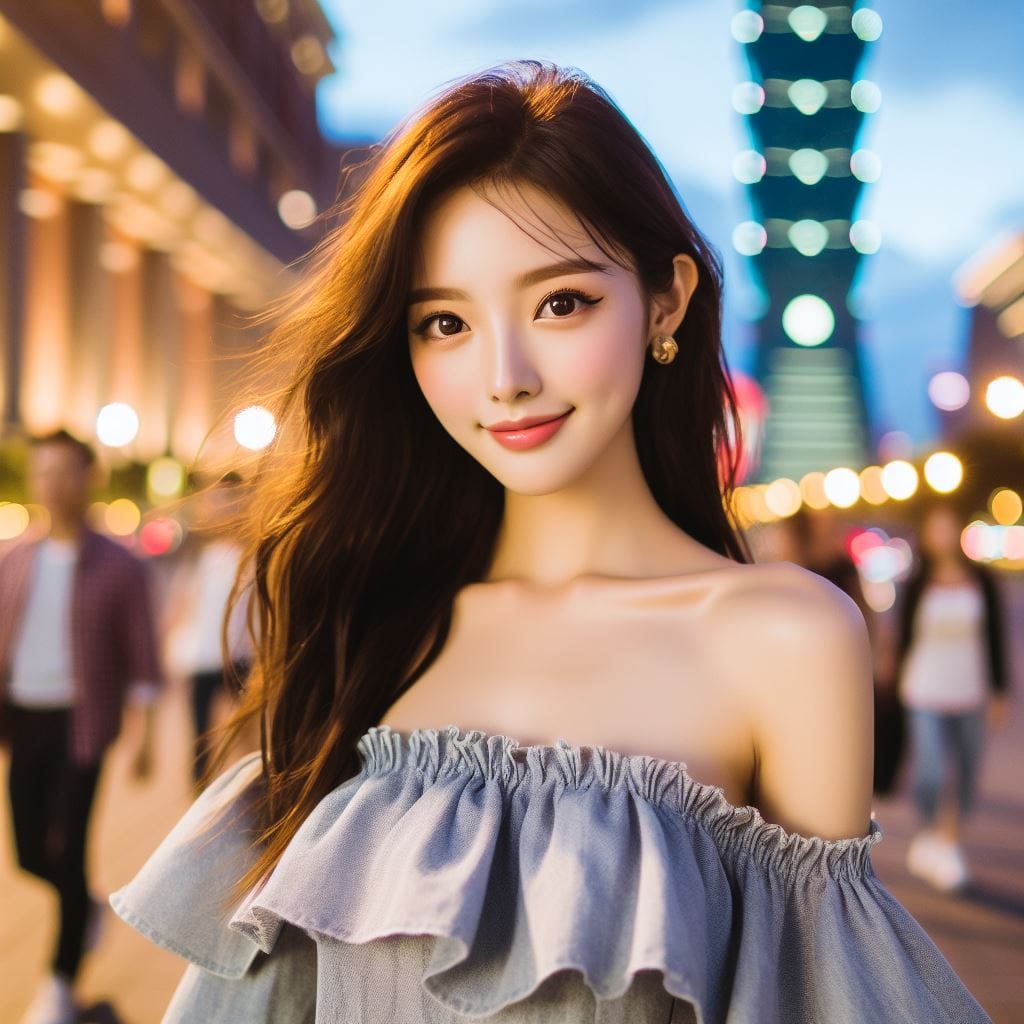 美女在台北101