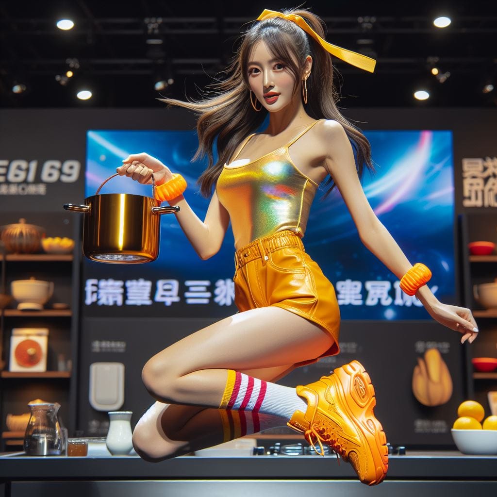 展示最新氣墊鞋款