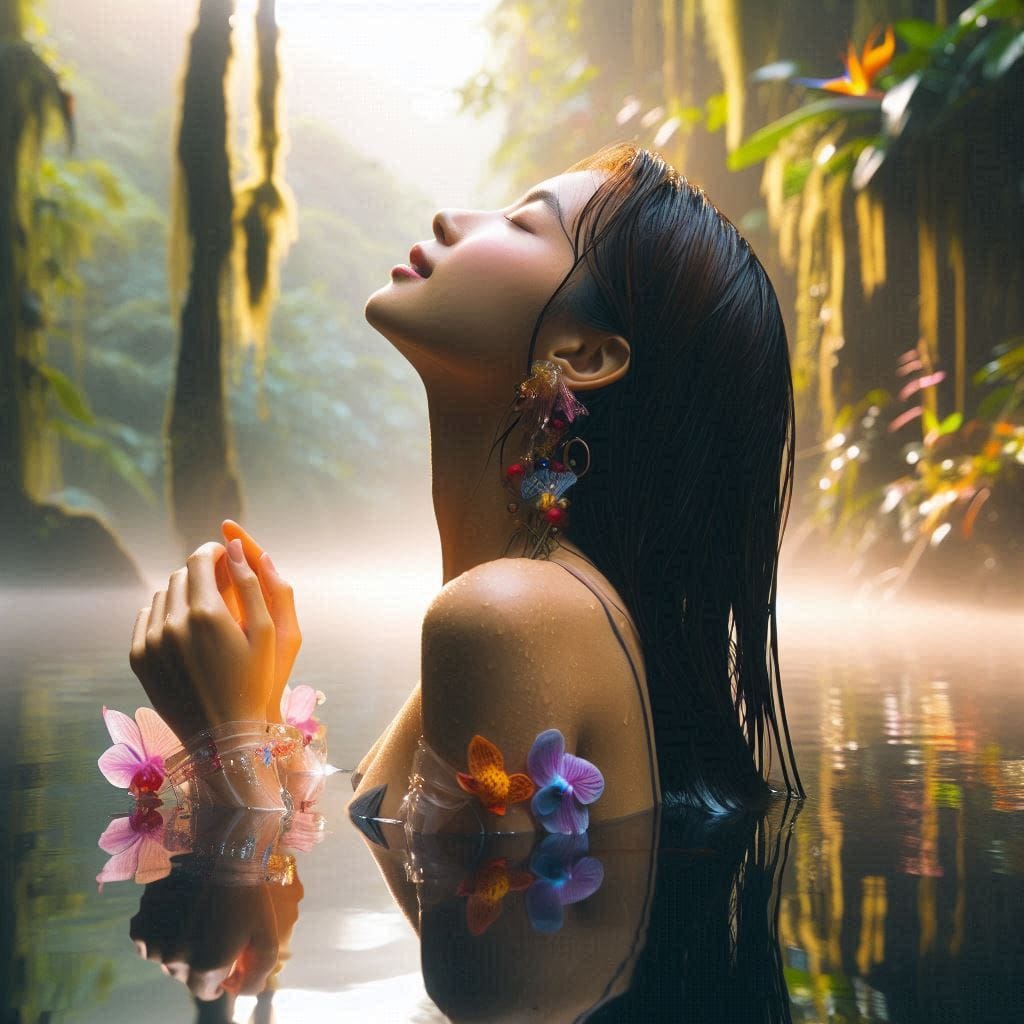 清晨的芬多精．日光晨浴