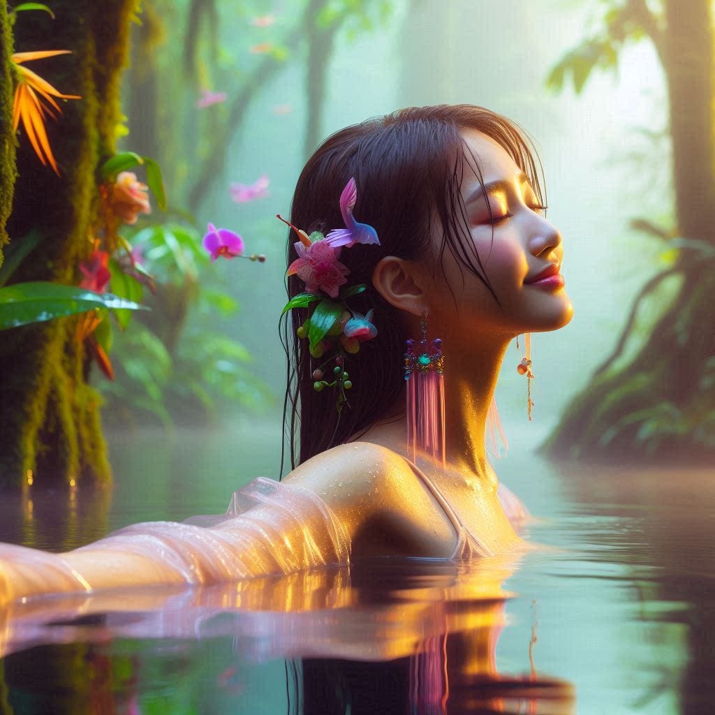 清晨的芬多精．日光晨浴