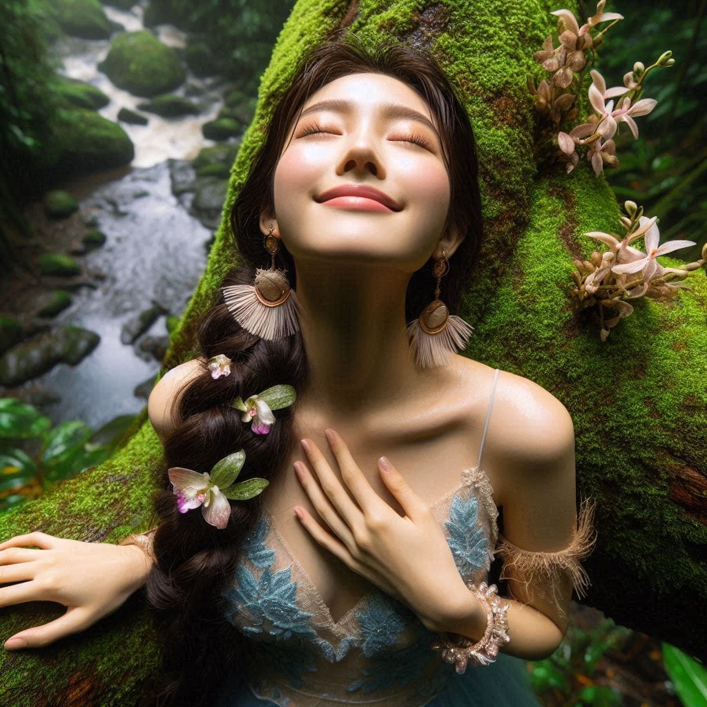 清晨的芬多精．日光晨浴