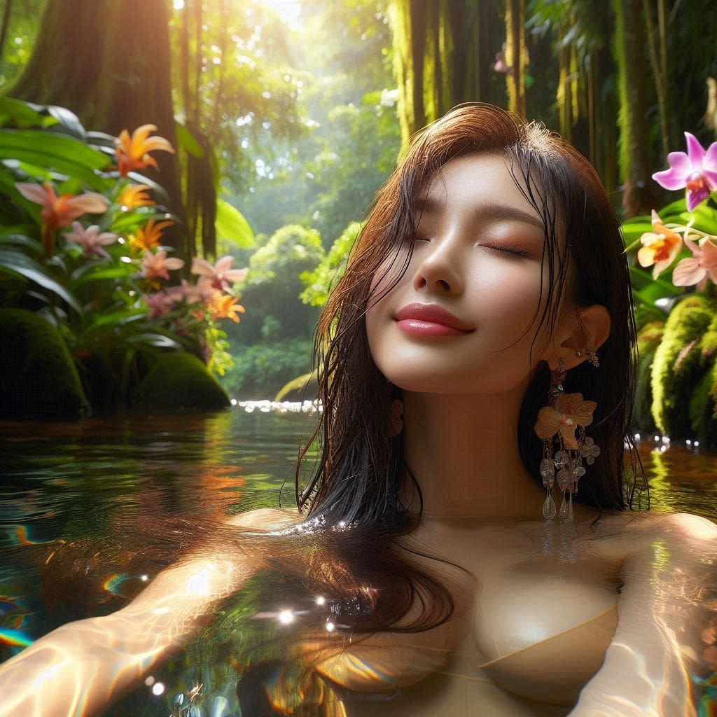 清晨的芬多精．日光晨浴