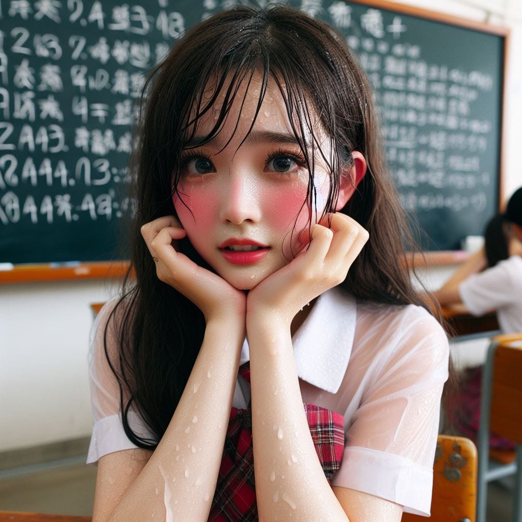 認真的學勉強的女學生．美美的日常